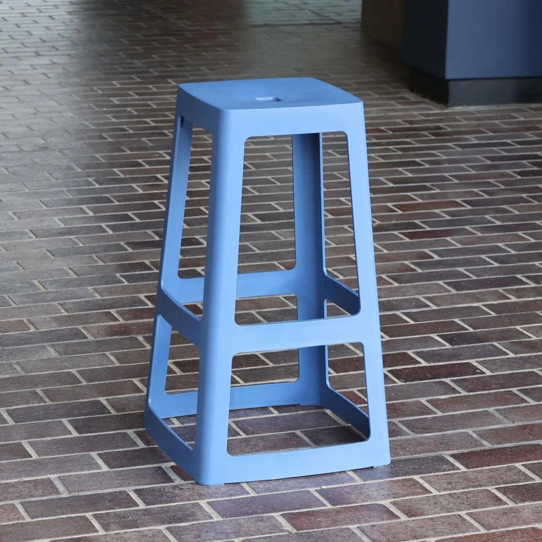 Origin Base High Stool Violet Blue 450x450x750mm (2 Pack) - Image 3