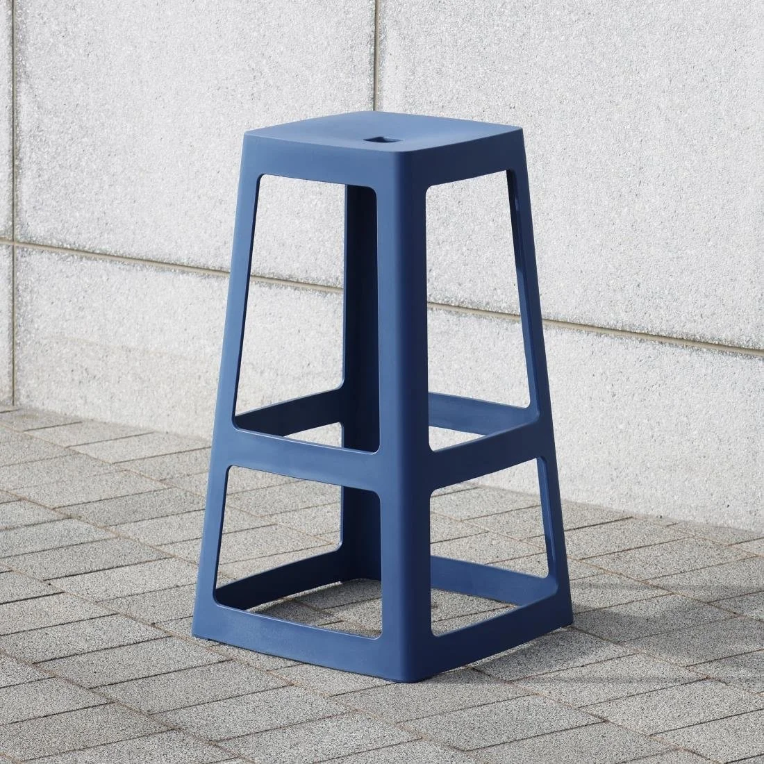 Origin Base High Stool Violet Blue 450x450x750mm (2 Pack) - Image 7