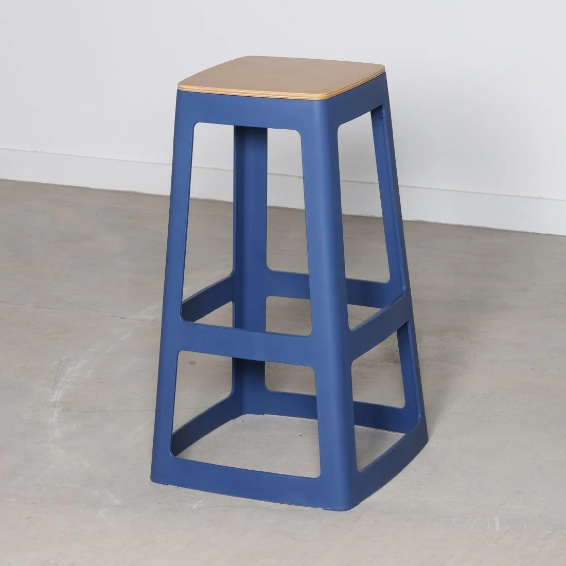 Origin Base High Stool Violet Blue 450x450x750mm (2 Pack) - Image 9