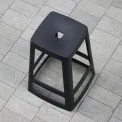 Origin Base High Stool Traffic Black 450x450x750mm (2 Pack) - Image 9