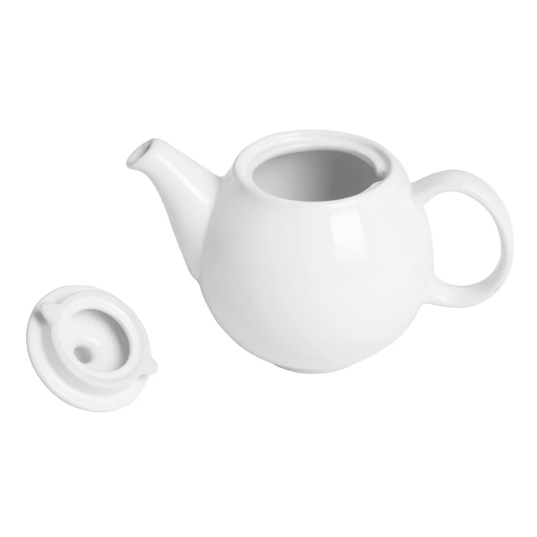Olympia Cafe Teapots White 450ml (2 Pack) - Image 4
