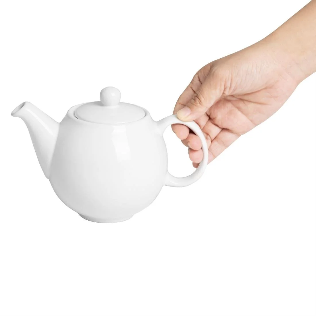 Olympia Cafe Teapots White 450ml (2 Pack) - Image 5