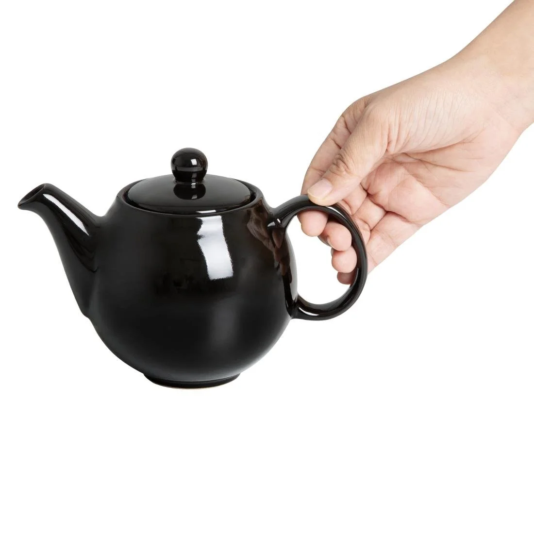 Olympia Cafe Teapots Black 450ml (2 Pack) - Image 4