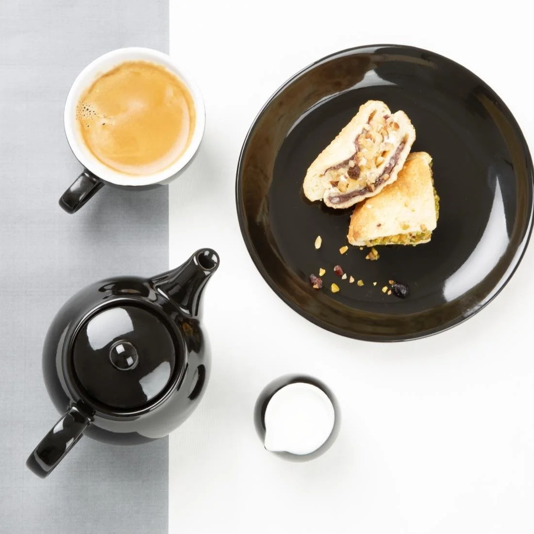 Olympia Cafe Teapots Black 450ml (2 Pack) - Image 7