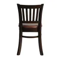 Manhattan Dining Chairs in Dark Walnut with Bison Espresso Seat (2 Pack) - Image 2