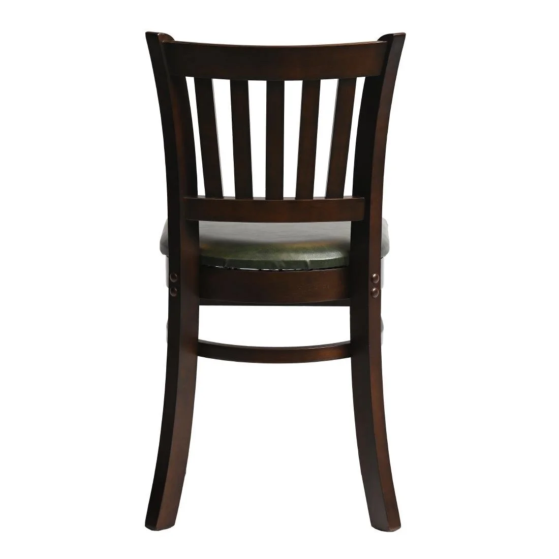 Manhattan Dining Chairs in Dark Walnut with Bison Cedar Seat (2 Pack) - Image 2