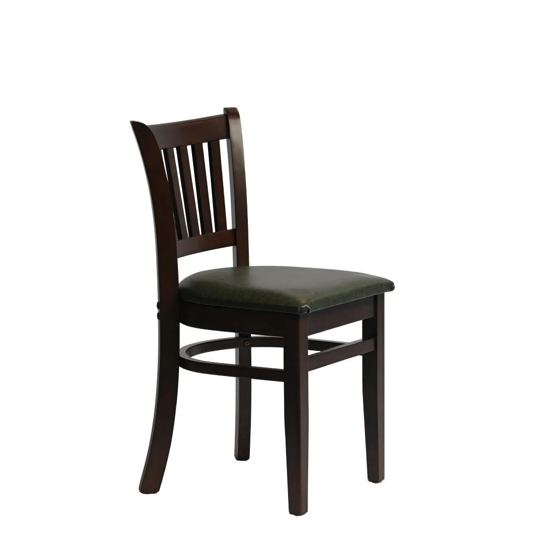 Manhattan Dining Chairs in Dark Walnut with Bison Cedar Seat (2 Pack) - Image 4