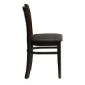 Manhattan Dining Chairs in Dark Walnut with Shetland Smoke Seat (2 Pack) - Image 3