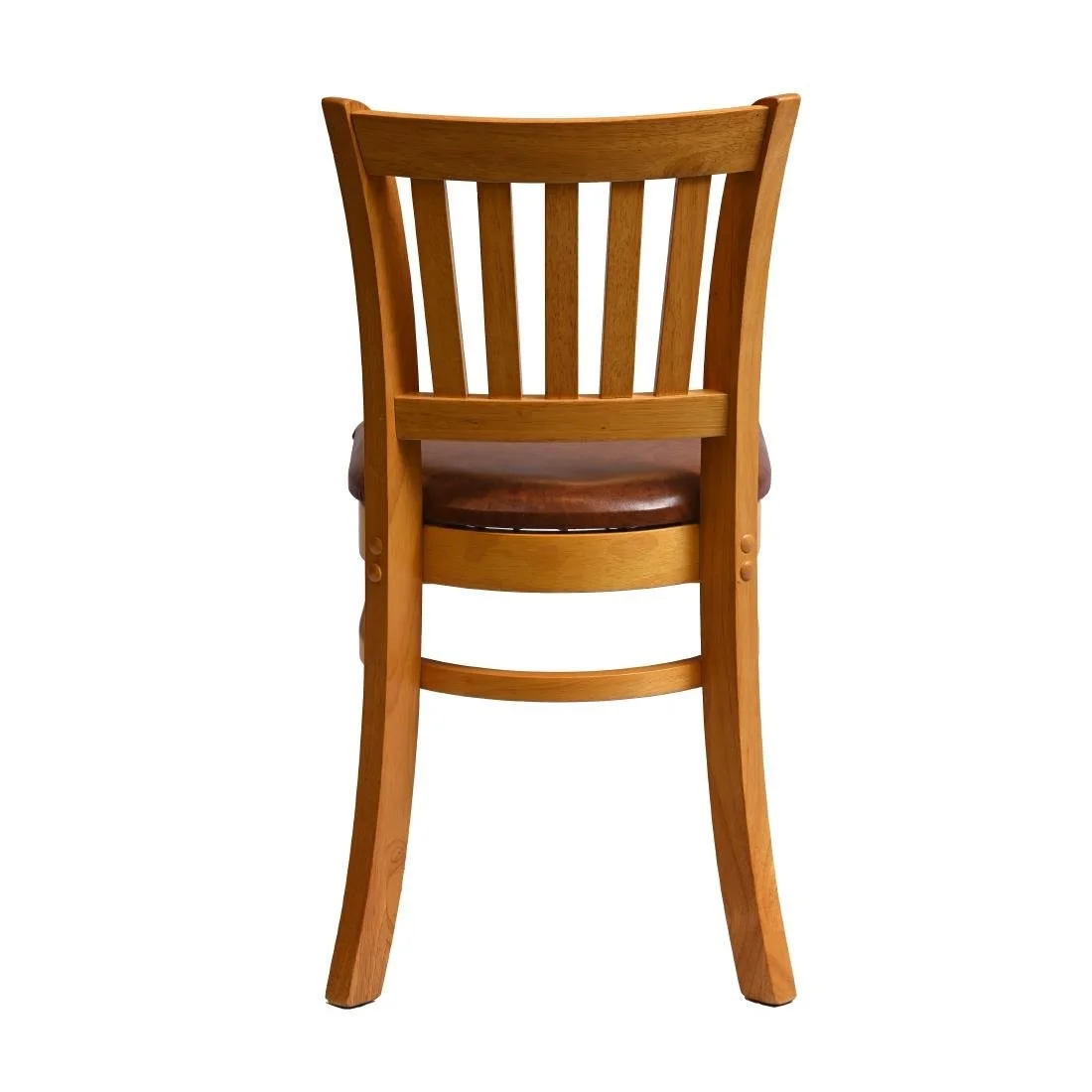 Manhattan Dining Chairs in Soft Oak with Bison Tan Seat (2 Pack) - Image 2