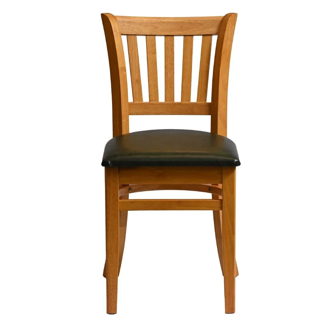 Manhattan Dining Chairs in Soft Oak with Bison Cedar Seat (2 Pack) - Image 1