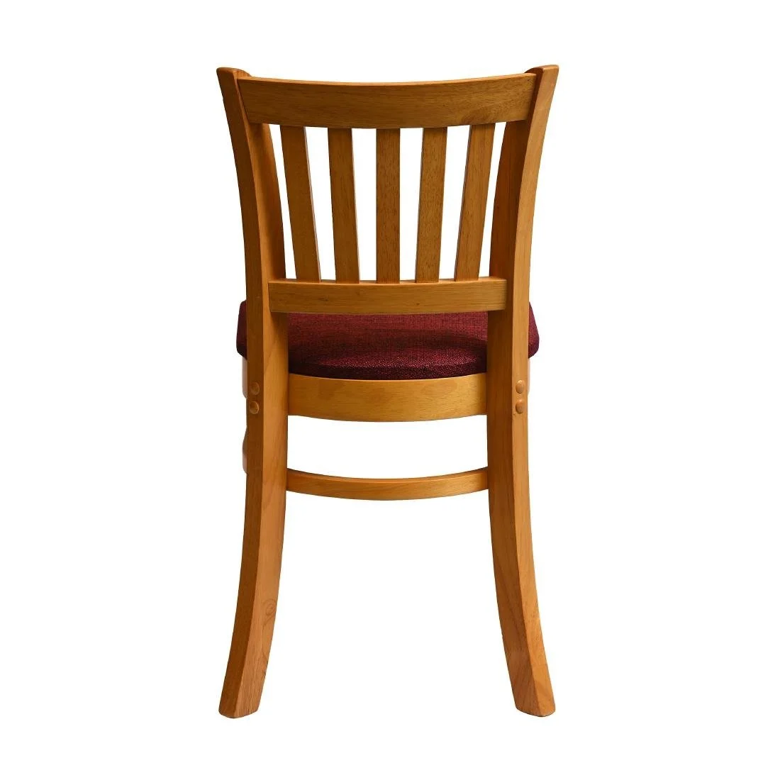 Manhattan Dining Chairs in Soft Oak with Shetland Scarlett Seat (2 Pack) - Image 2