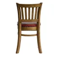 Manhattan Dining Chairs in Weathered Oak with Bison Bordeaux Seat (2 Pack) - Image 2