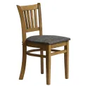 Manhattan Dining Chairs in Weathered Oak with Shetland Smoke Seat (2 Pack) - Image 2