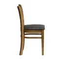 Manhattan Dining Chairs in Weathered Oak with Shetland Smoke Seat (2 Pack) - Image 3