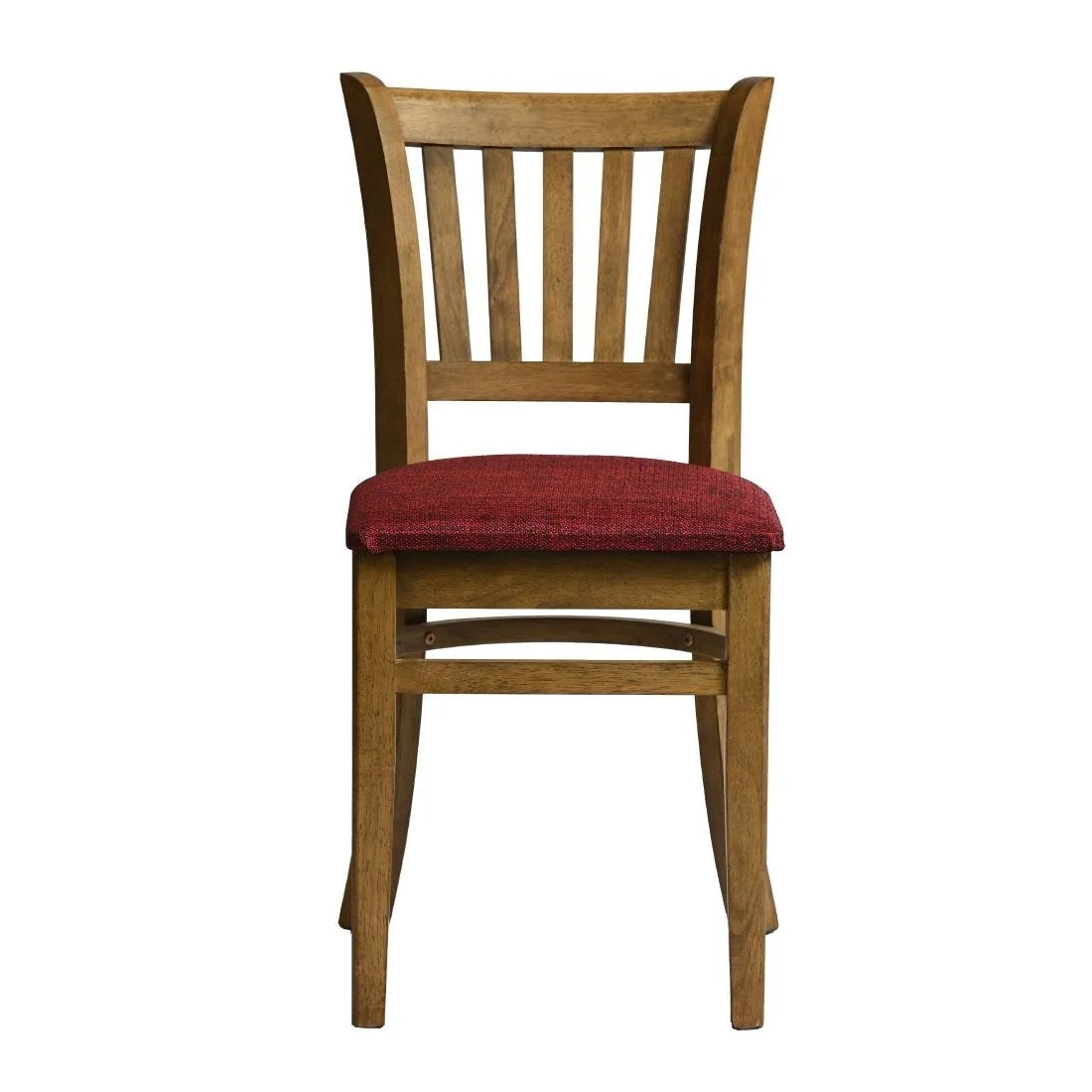 Manhattan Dining Chairs in Weathered Oak with Shetland Scarlett Seat (2 Pack) - Image 1