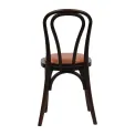 Hoop Back Dining Chairs in Dark Walnut with Bison Tan Seat (2 Pack) - Image 2