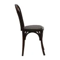 Hoop Back Dining Chairs in Dark Walnut with Shetland Smoke Seat (2 Pack) - Image 4
