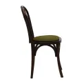Hoop Back Dining Chairs in Dark Walnut with Shetland Forest Seat (2 Pack) - Image 4