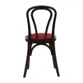 Hoop Back Dining Chairs in Dark Walnut with Shetland Scarlett Seat (2 Pack) - Image 3