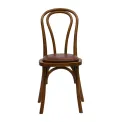 Hoop Back Dining Chairs in Weathered Oak with Bison Espresso Seat (2 Pack) - Image 3