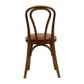 Hoop Back Dining Chairs in Weathered Oak with Bison Tan Seat (2 Pack) - Image 2