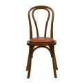 Hoop Back Dining Chairs in Weathered Oak with Bison Tan Seat (2 Pack) - Image 3