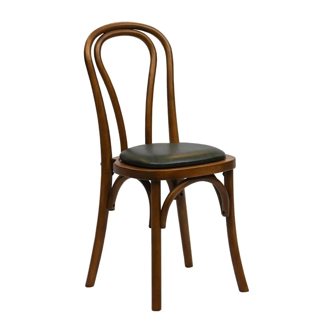 Hoop Back Dining Chairs in Weathered Oak with Bison Cedar Seat (2 Pack) - Image 1
