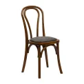 Hoop Back Dining Chairs in Weathered Oak with Shetland Smoke Seat (2 Pack) - Image 1