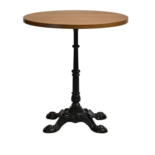 Pavia Round Dining Table in Weathered Oak (2 Pack)