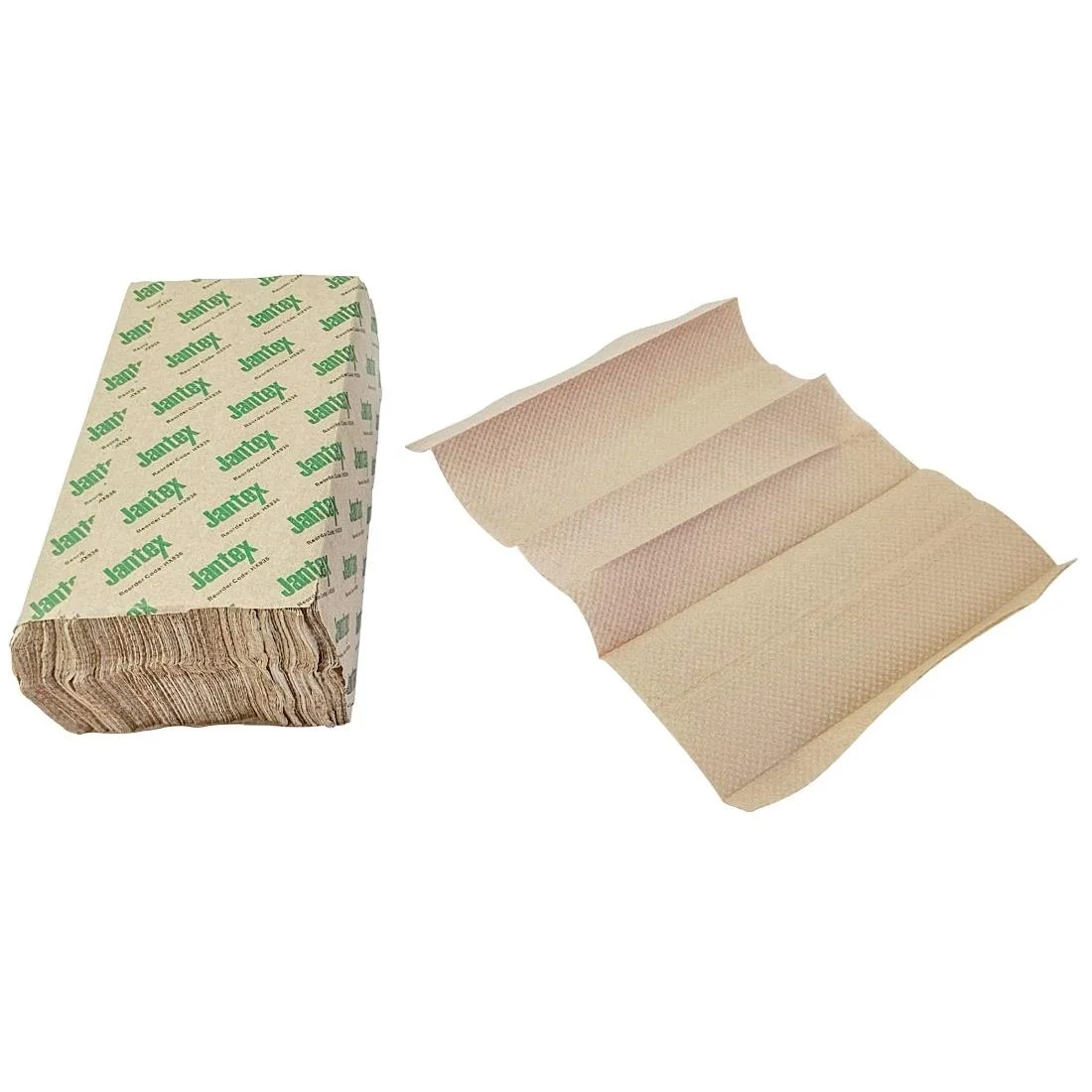 Jantex Green 100% Recycled C Fold Hand Towels 2ply (2250 Sheets) - Image 2