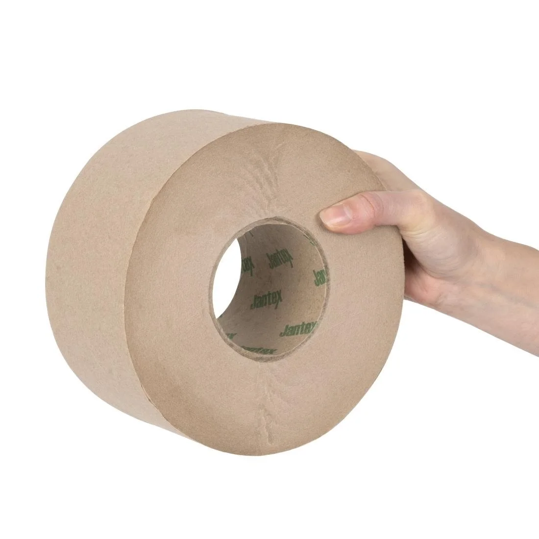 Jantex Green 100% Recycled Mini Jumbo Roll Refill 2ply - 150m (12 Pack) - Image 5