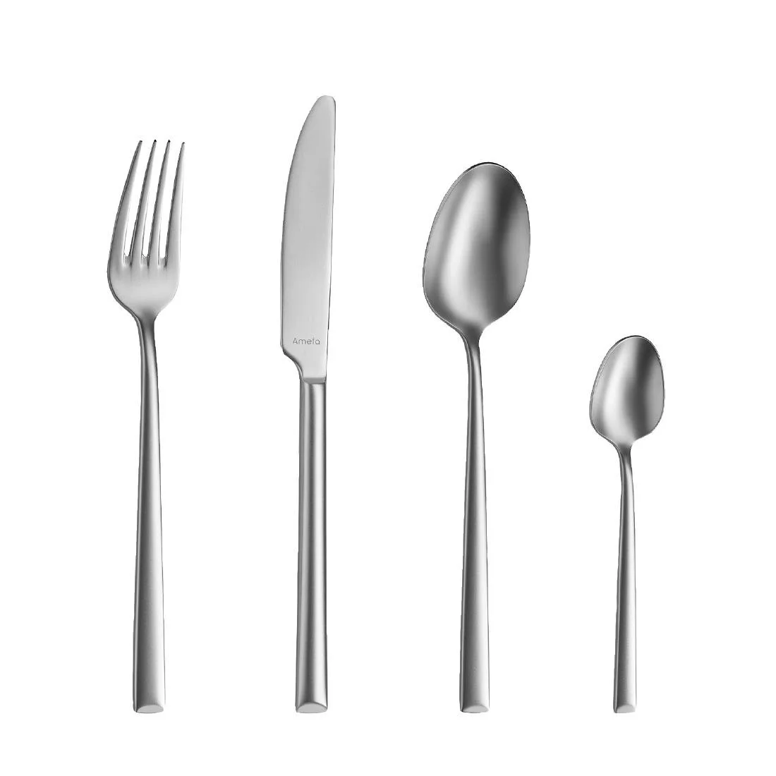 Amefa Metropole Velvet Medium Teaspoons (12 Pack) - Image 2