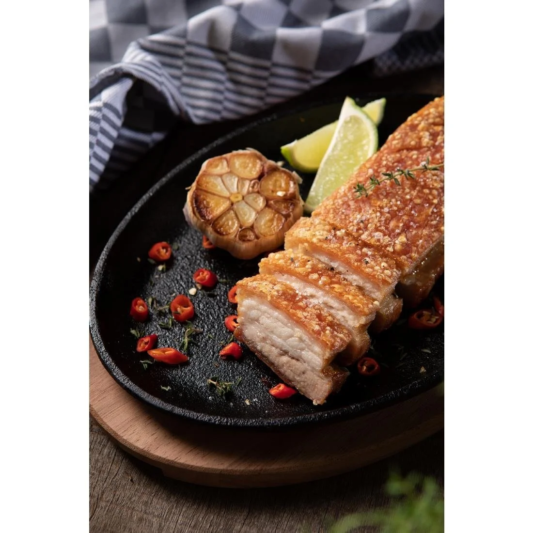 Tramontina Pre-Seasoned Cast Iron Fajita Sizzler 305x185mm - Image 4