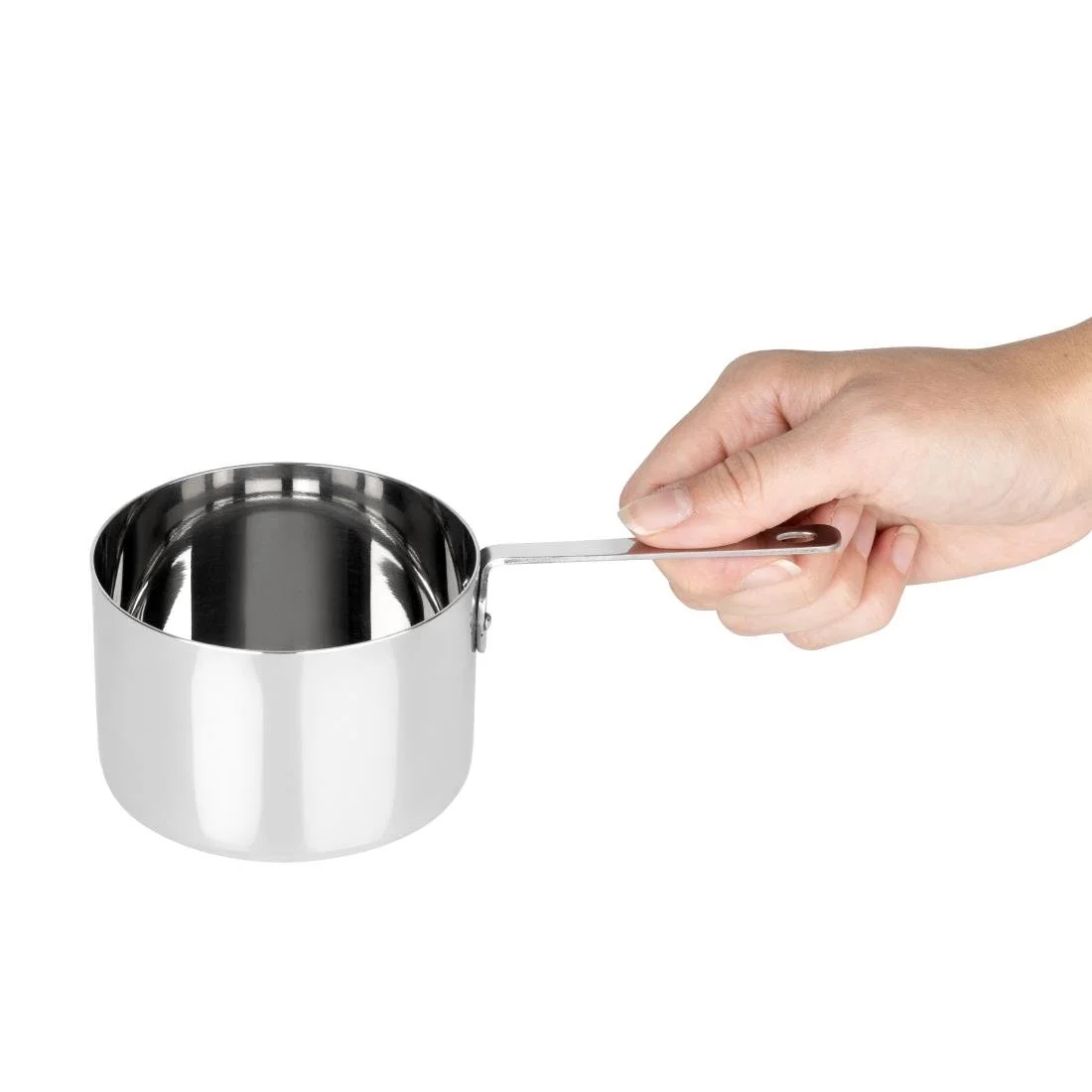 Olympia Table Presentation Mini Sauce Pan Stainless Steel 90x60mm - Image 6