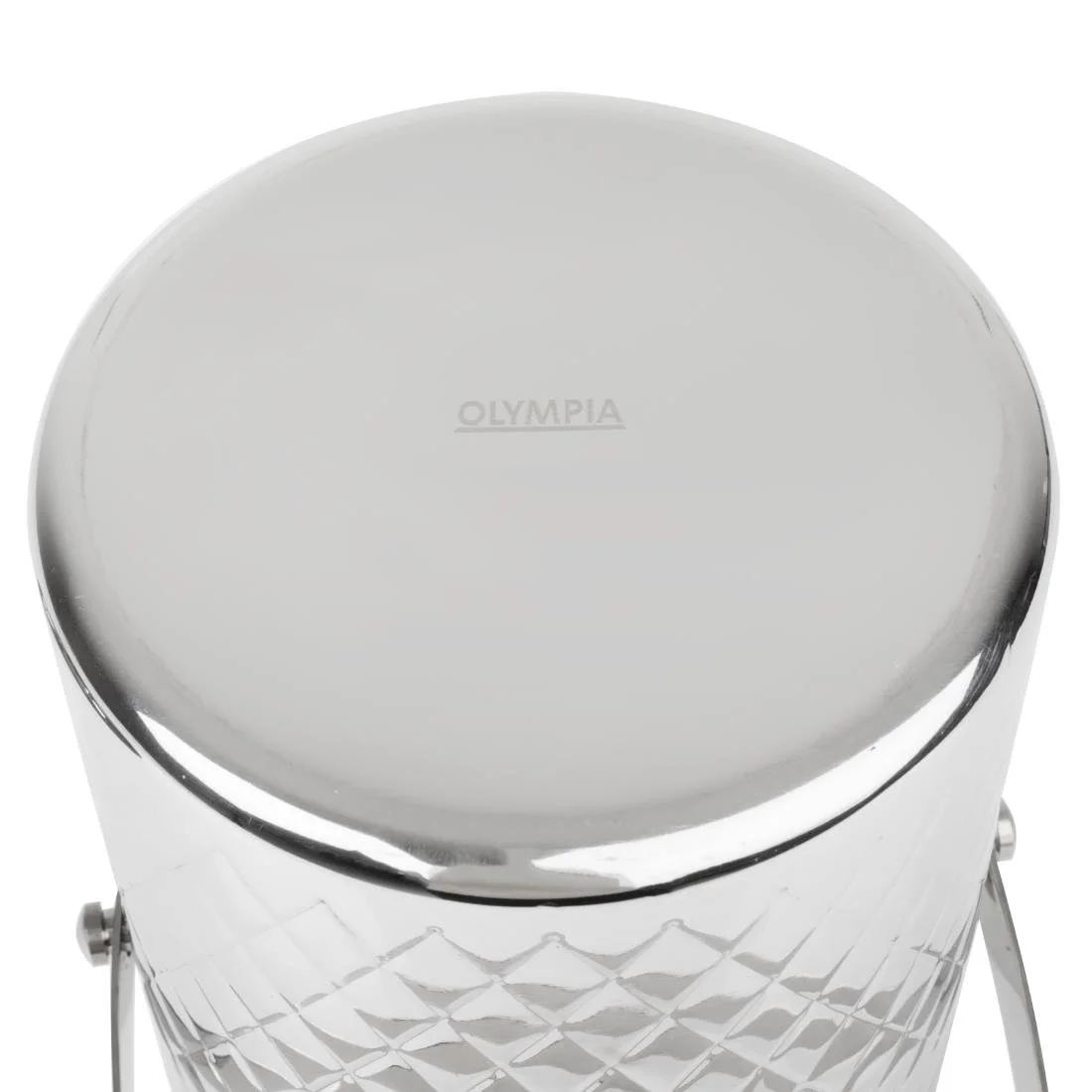 Olympia Geo Double Wall Ice Bucket Stainless Steel 1950ml - Image 8