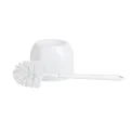 Nisbets Essentials Round Toilet Brush & Holder - White - Image 2