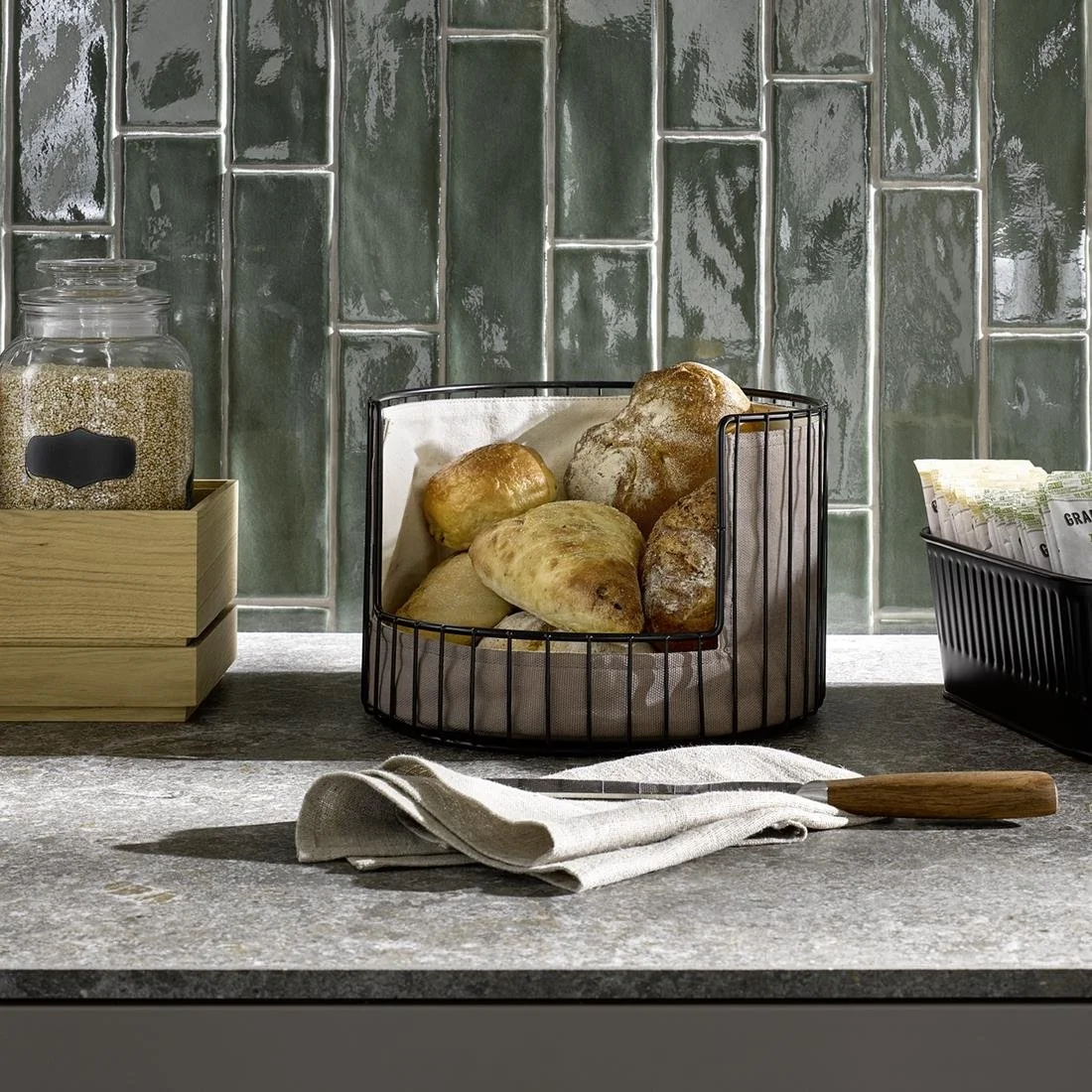 APS Basket Black 275x185mm - Image 8