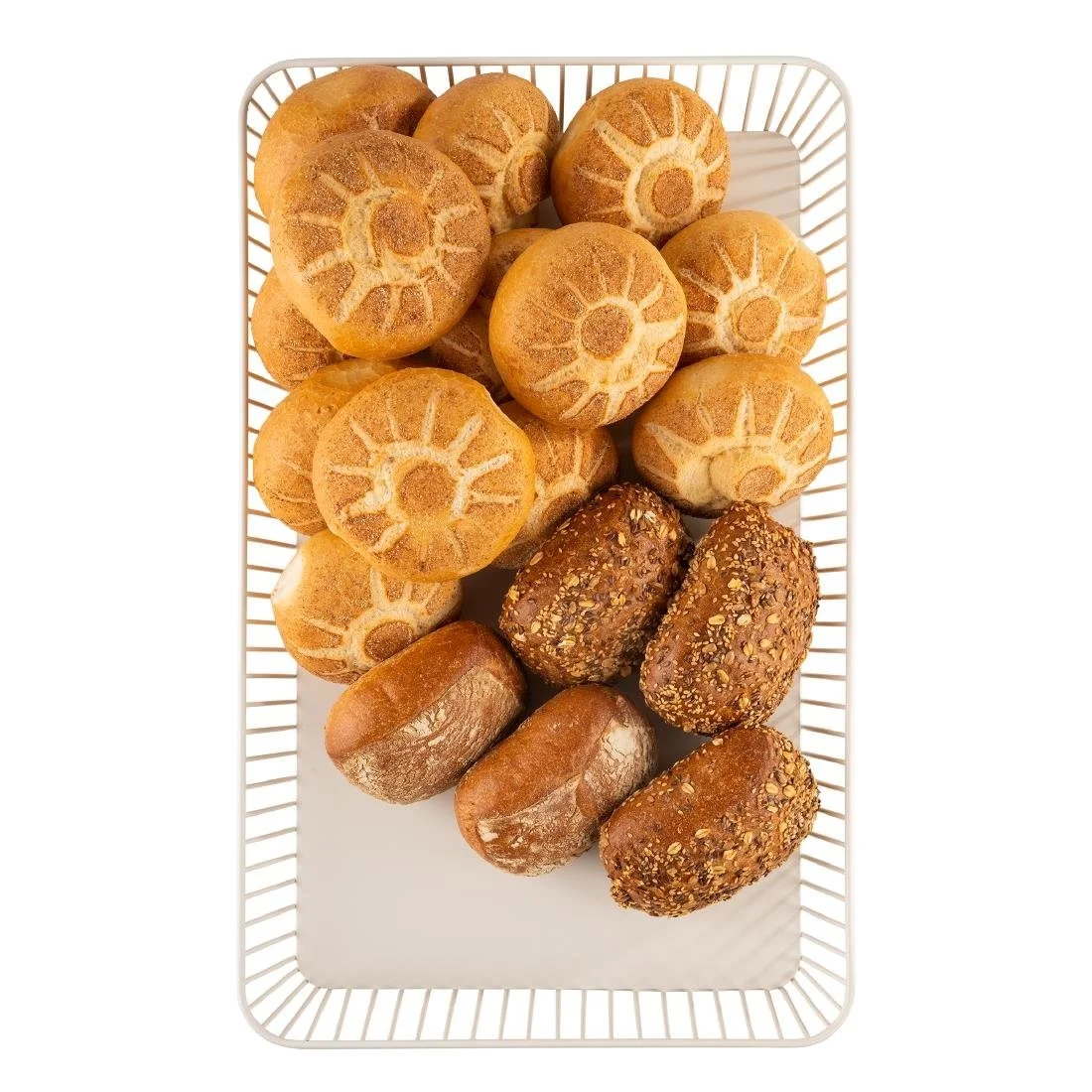 APS Basket Urban GN 1/1 White 530x325x75mm - Image 4