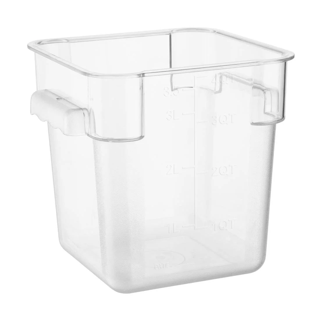 Hygiplas Polycarbonate Square Storage Container 3.5Ltr - Image 1