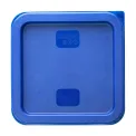 Hygiplas Square Food Storage Container Lid Blue - Image 2