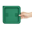 Hygiplas Square Food Storage Container Lid Green - Image 3