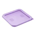 Hygiplas Square Food Storage Container Lid Purple - Image 1