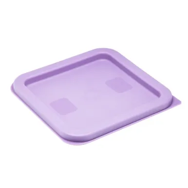 Hygiplas Square Food Storage Container Lid Purple