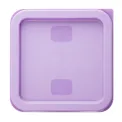 Hygiplas Square Food Storage Container Lid Purple - Image 2