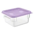 Hygiplas Square Food Storage Container Lid Purple - Image 4