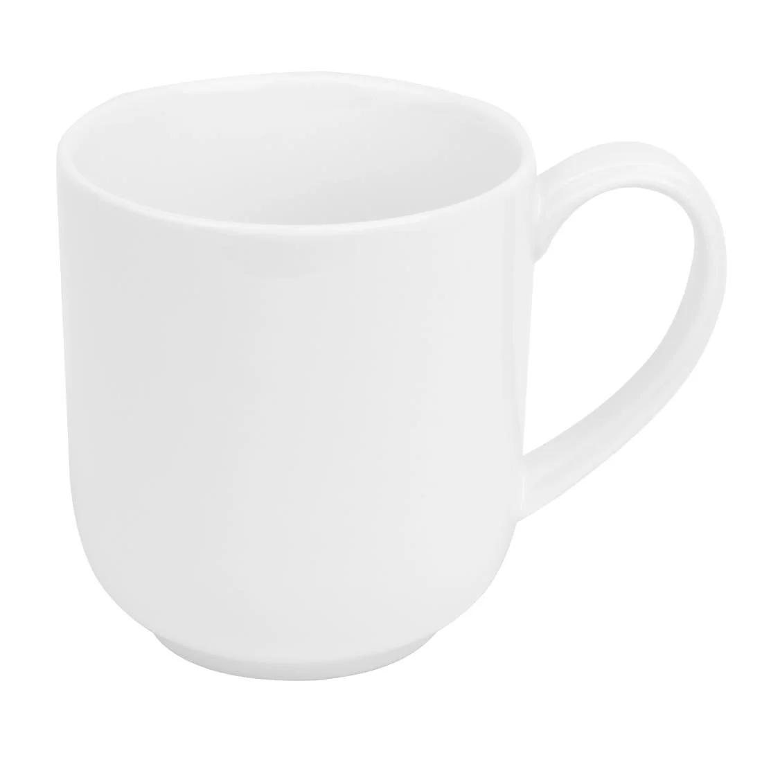 Olympia Whiteware Large Rounded Mugs 410ml (6 Pack) - Image 3