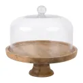 Olympia Cake Stand Mango Wood 330x120mm - Image 6