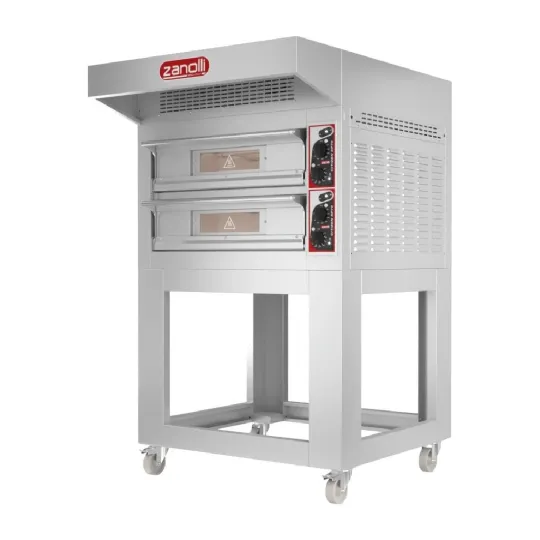 Zanolli EP70 4/MC Single Deck Electric Pizza Oven with Stand