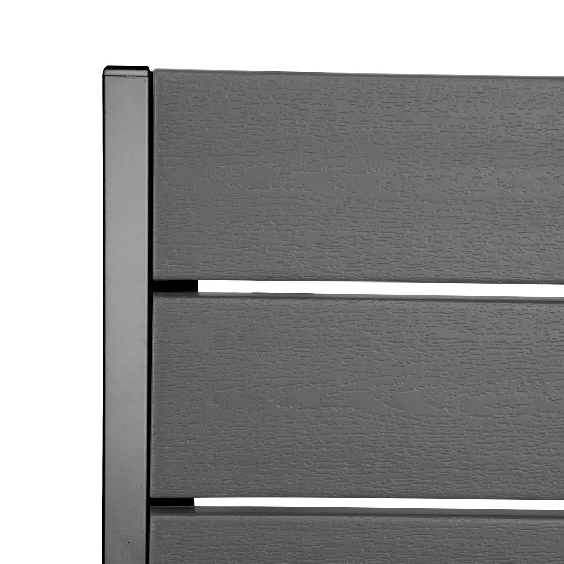 Bolero Valletta Grey Slatted Armchairs (4 Pack) - Image 4