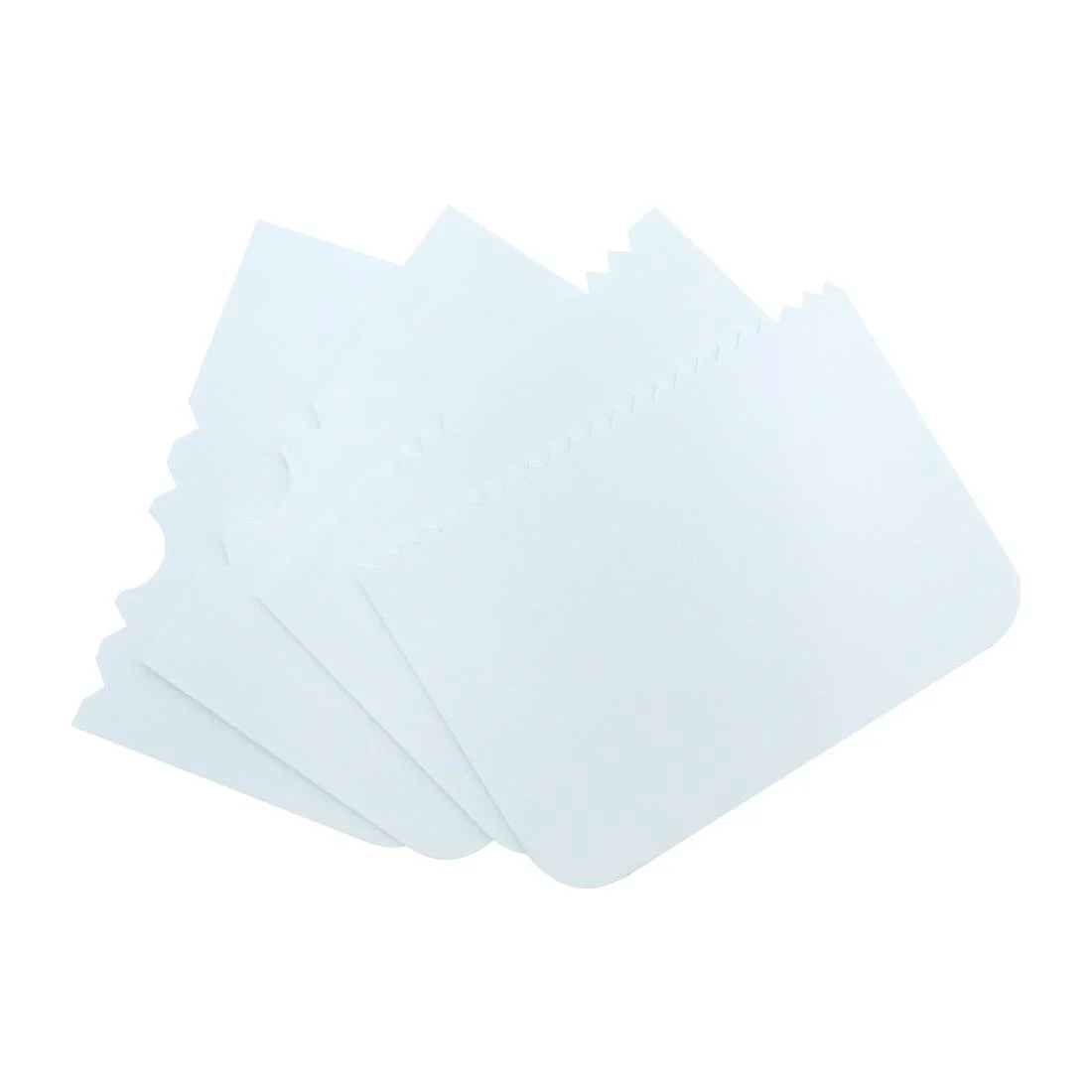 PME Side Scrapers Patterned Edge Plastic (4 Pack) - Image 3